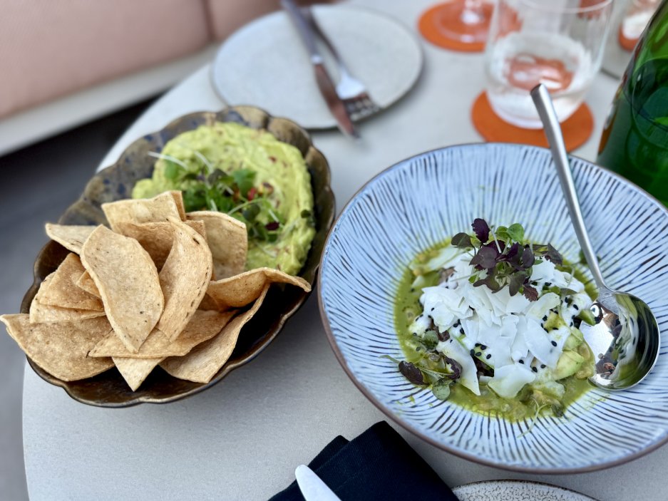 Guacamole a tatarák z tuňáka
