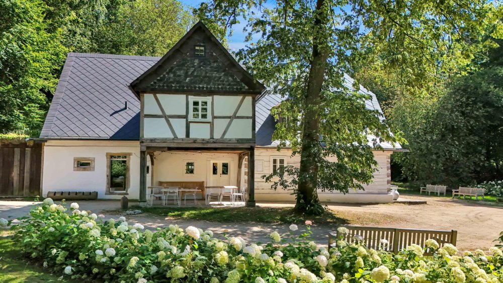 Původní název obce Holundergrund, tedy Bezové údolí, se stal inspirací k pojmenování usedlosti a nově vzniklého resortu.