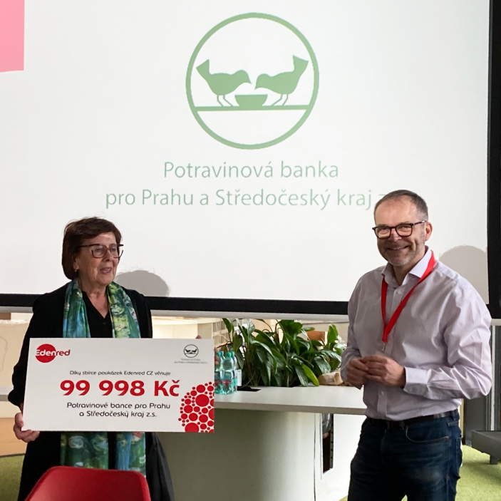 Společný projekt Potravinové banky a Edenredu