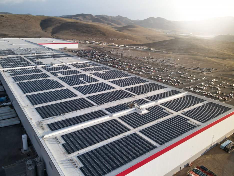 Gigafactory Tesly v americké Nevadě
