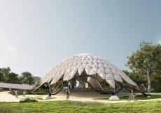 Pavilon Štvanice – Šimon Procházka, ČVUT - Zastřešený multifunkční prostor má navazovat na trend zdejší výstavby smělých staveb jako je lávka Holka nebo Vltavská filharmonie. Autor jej navrhuje jako experiment v podobě hravé dominanty východní části ostrova – parametrické konstrukce sestávající z dřevěných lepených vazníků a ocelových prvků. Nový zastřešený prostor by se měl stát pro návštěvníky výchozím bodem a propojit sportoviště, řeku, zeleň i lávku. 