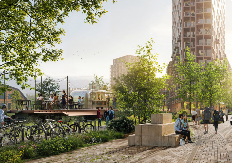 Vítězné návrhy jsou z dílny dánského studia ADEPT a českého ateliéru Pavel Hnilička Architects+Planners. 