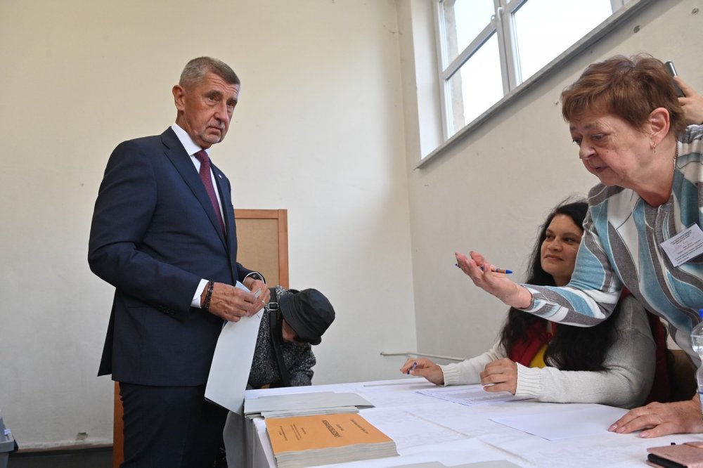 Andrej Babiš odvolil v Ostravě.
