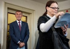 Andrej Babiš u voleb