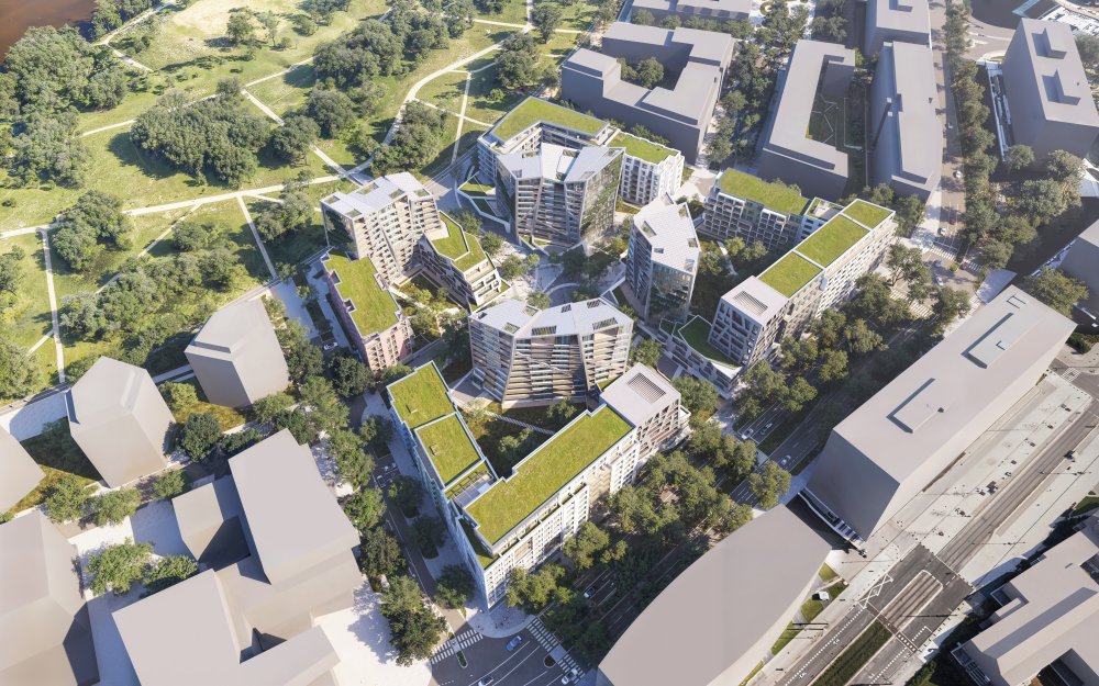 Rohan City má být dokončeno do roku 2035. Na ploše bývalého Rohanského ostrova vznikne plnohodnotná městská čtvrť s bydlením, kancelářemi, školou, sportovišti a rozsáhlými zelenými plochami. Celková investice přesáhne 30 miliard korun.