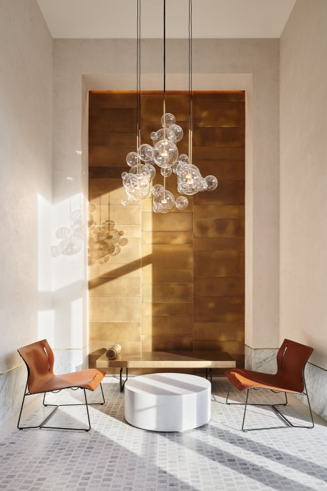 Interiér penthousu v projektu Prague Marina Nova navrhl izraelský designér Ynon Goren,