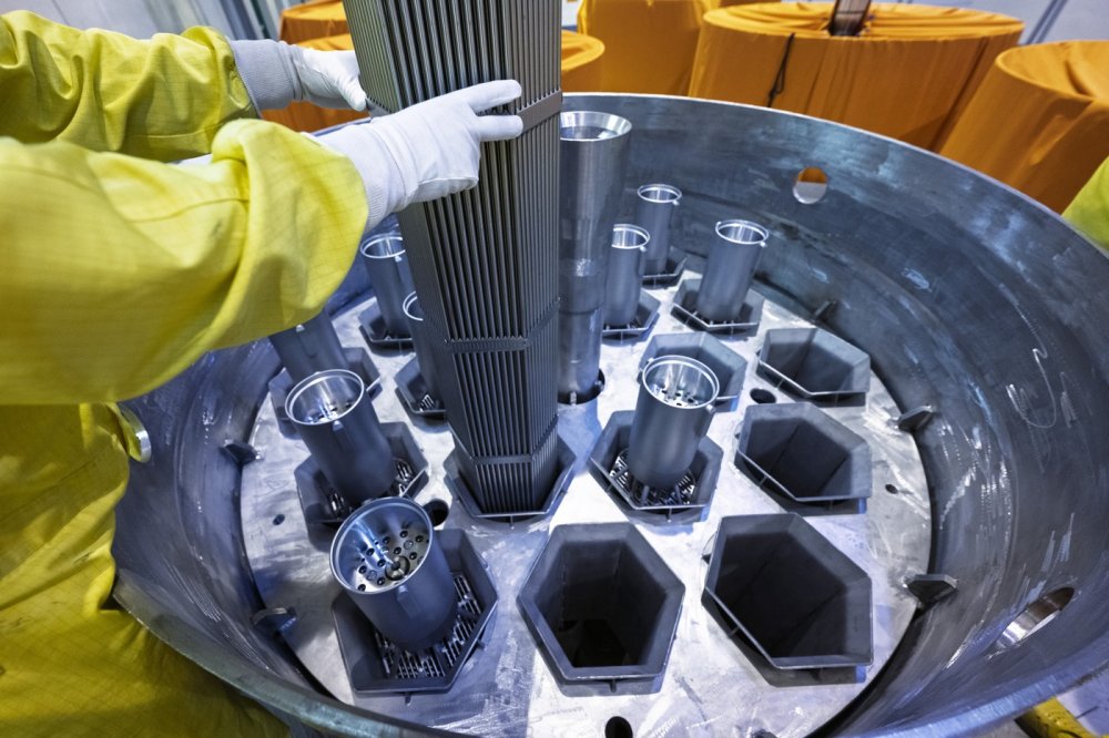 Přejímka nových palivových souborů v elektrárně Temelín.