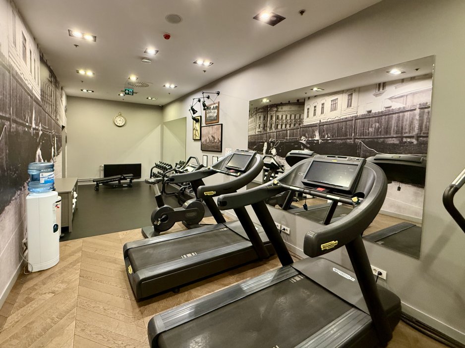 Fitness centrum s fotografiemi starého Záhřebu