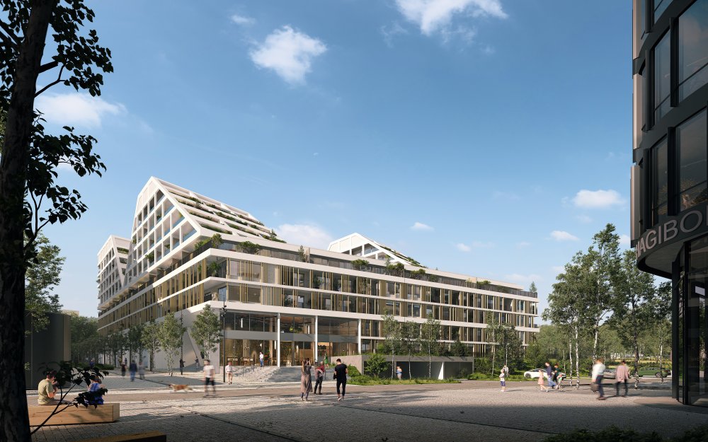 Koncepci veřejného prostoru vytvořil světově uznávaný krajinářský architekt Michel Desvigne, autor projektů v Paříži, Tokiu či Detroitu.