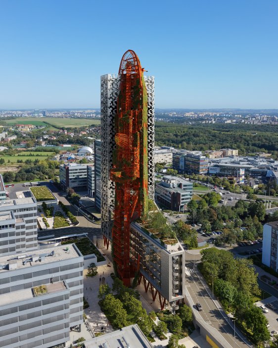 Mrakodrap Top Tower v Praze