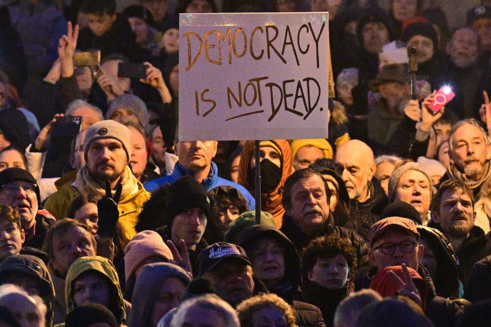 Demonstrace Milion chvilek na Staroměstském náměstí
