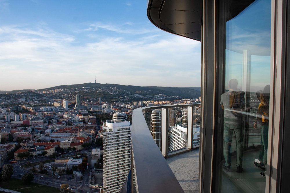 Mrakodrap Eurovea Tower v Bratislavě