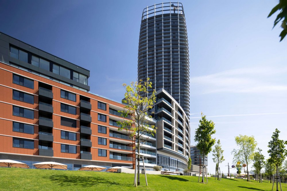 Mrakodrap Eurovea Tower v Bratislavě