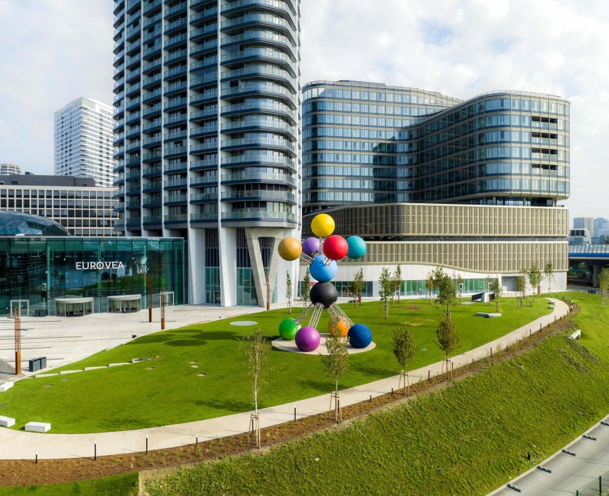 Mrakodrap Eurovea Tower v Bratislavě
