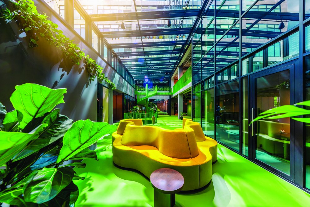 Kancelářské projekty: 3. místo: Clubco Vlněná – expanze Lokalita: Brno Developer: CTP Invest Architekt / architekt interiéru: Václav Hlaváček, Studio acht, Bart Vos, Vos Interieu