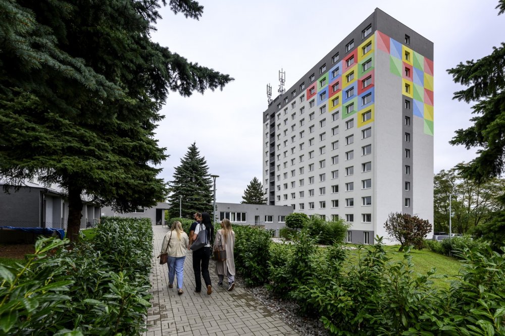 Vzorový byt v jednom ze dvou panelových domů Ústí Towers, společného projektu realitní skupiny Salutem Group a investiční skupiny Growth Finance
