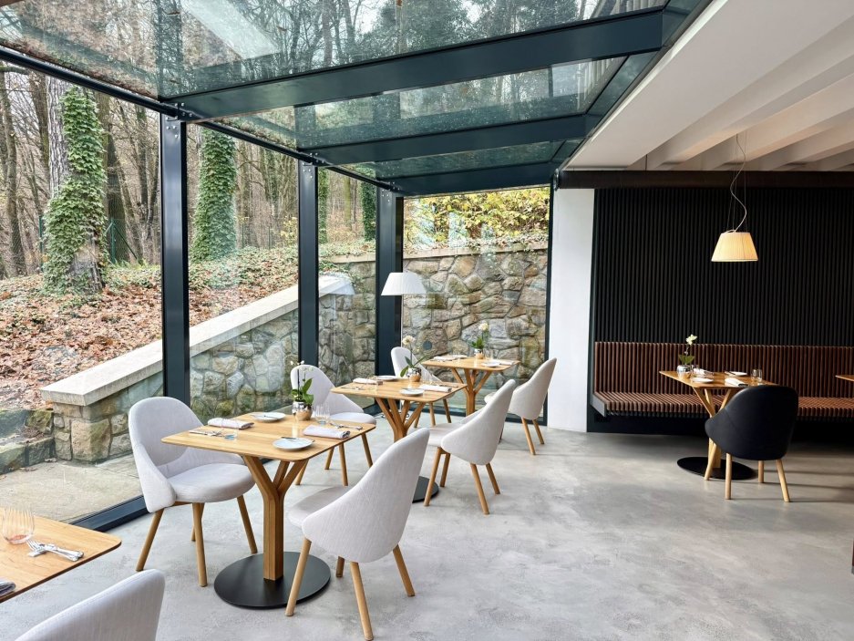 Stylová restaurace La Villa ve Zlíně nabízí fúzi francouzské a české kuchyně.