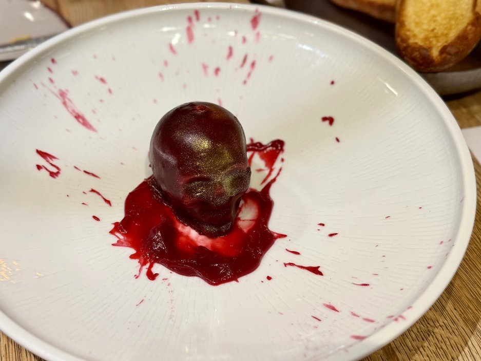 Paštika z kachních foie gras v želé z piva Kasteel Rouge