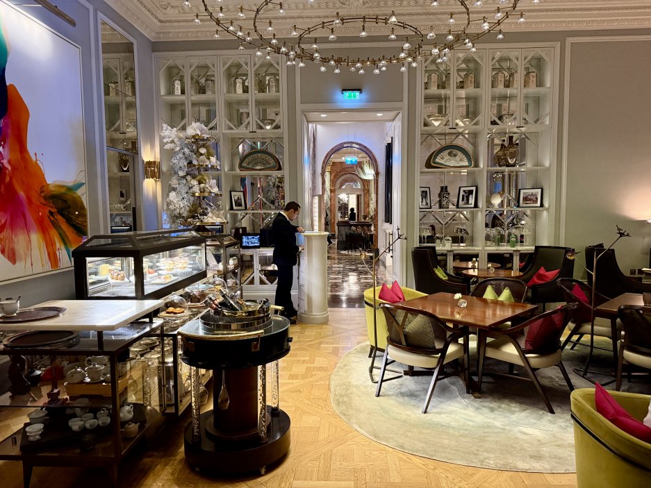 Interiér The Rosebery v celé své eleganci