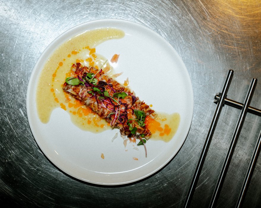 V Marie B se vaří bez klasického menu – host dostává degustační chody naslepo a často až zpětně zjistí, co vlastně jedl.