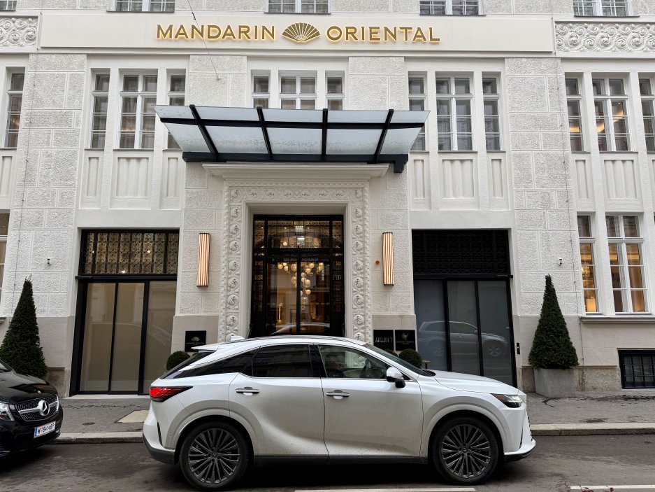 Historická fasáda hotelu Mandarin Oriental Vienna