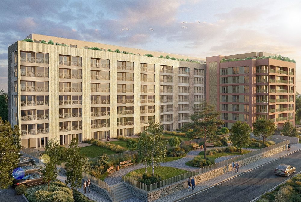 Nový developerský projekt RIVA Rezidence nabídne v brněnských Horních Heršpicích 190 bytových jednotek na užitné ploše přes 9000 m
