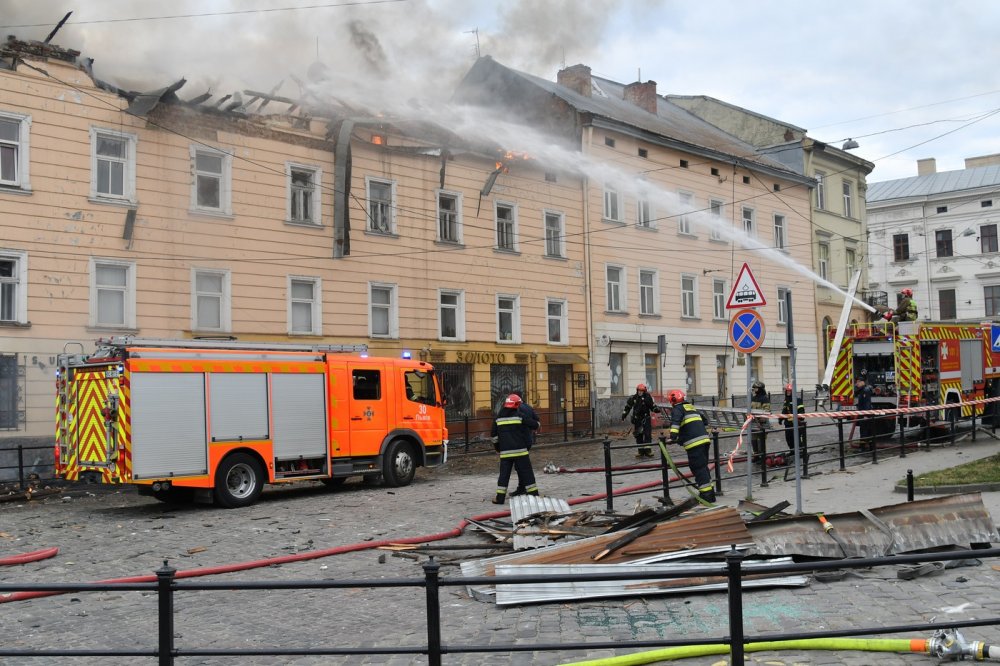 Ruský úder zasáhl kostel svatého Ondřeje ze 17. století ve Lvově, který je součástí světového dědictví UNESCO