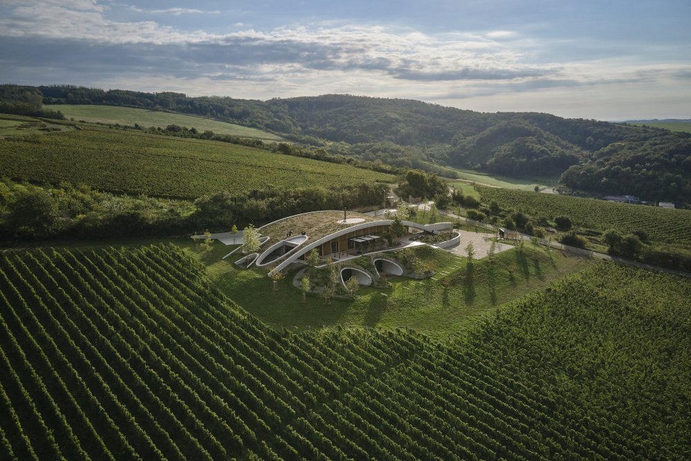 Za příklad architektury citlivě zasazené do krajiny označuje Amazing Places Gurdau Vinařství v Kurdějově. 