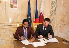 Mycroft Mind Ryal Technologies - podpis dohody na Velvyslanectví ČR v Dauhá