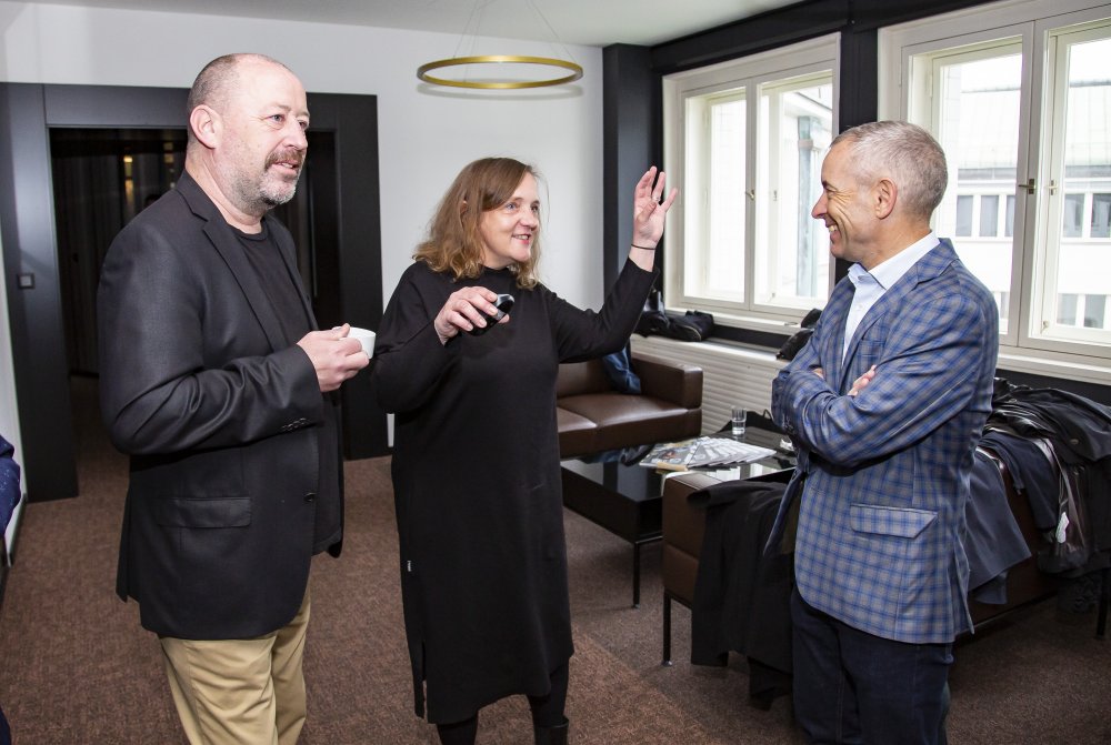 Dalibor Martínek, Petra Nehasilová a Jan Sadil z JRD