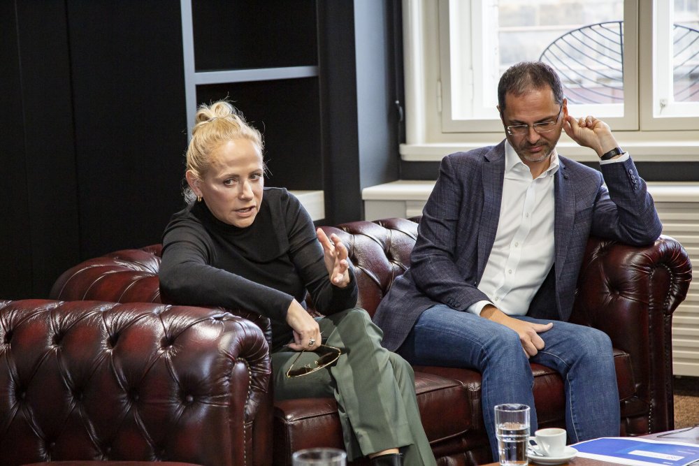 Adriana Krnáčová a Roman Pečenka (PRK Partners)