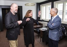 Dalibor Martínek, Petra Nehasilová a Jan Sadil z JRD