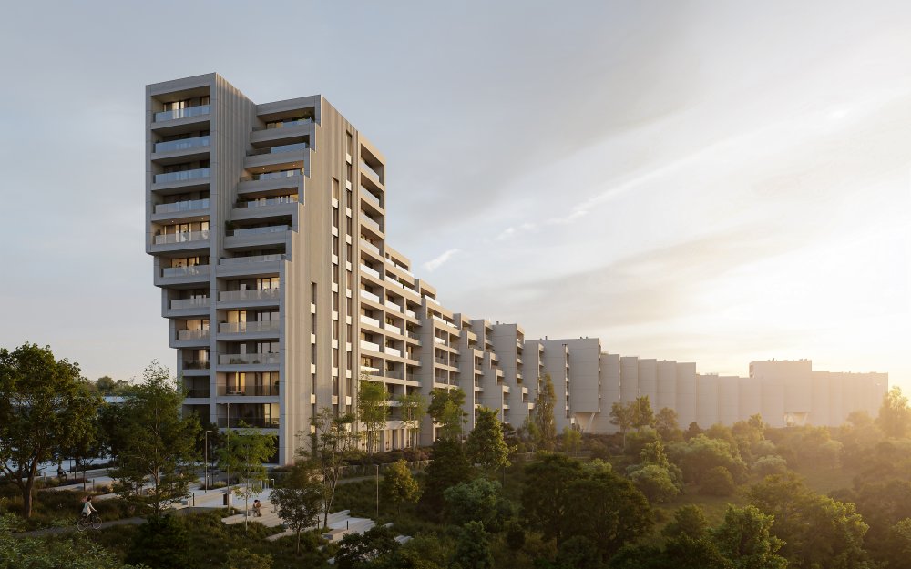 Středobodem projektu je centrální park o rozloze víc než jednoho hektaru s vodní plochou, který bude přístupný rezidentům i veřejnosti. Celkově bude přibližně polovina řešeného území věnována veřejným prostranstvím a zeleni. Součástí projektu jsou také finanční i nefinanční kontribuce městu v celkovém objemu přes 120 milionů korun, včetně investic do veřejné infrastruktury a rozvoje dopravní obslužnosti – tramvajového propojení z Olšanské ulice, které zajistí rychlé spojení do centra města.