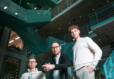 Zakladatelé FaceUp, zleva Pavel Ihm, Jan Sláma a David Špunar, foto Petr Mihle