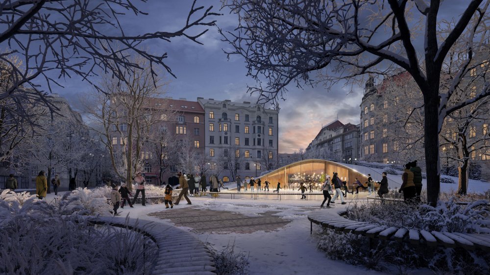 Pavilon na náměstí Miloše Formana