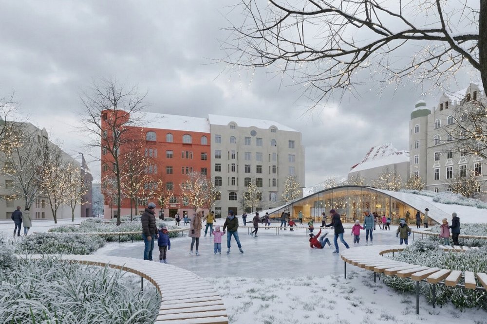 Pavilon na náměstí Miloše Formana