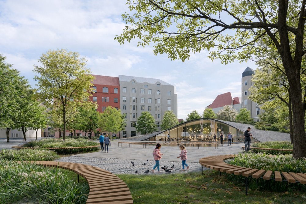 Pavilon na náměstí Miloše Formana