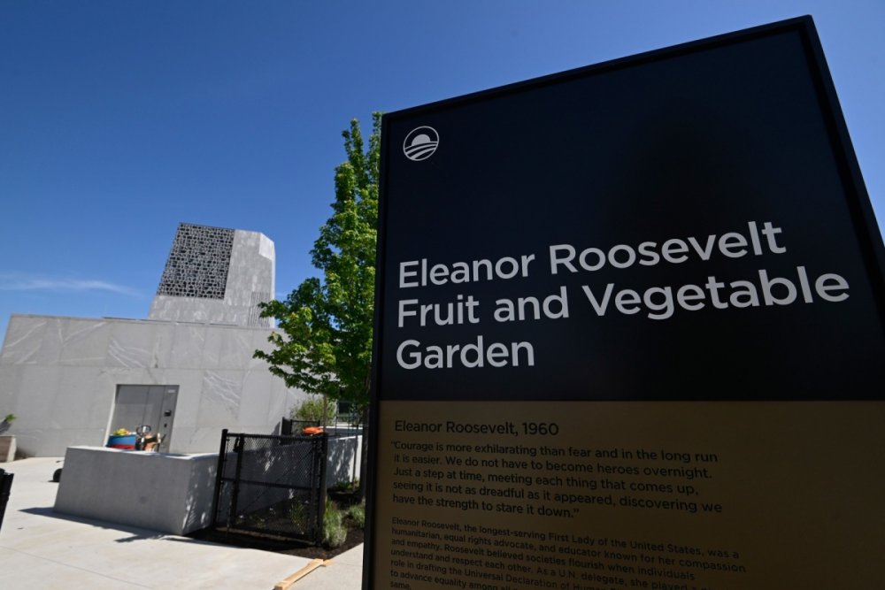 Součástí areálu je i Ovocná a zeleninová zahrada Eleanor Rooseveltové