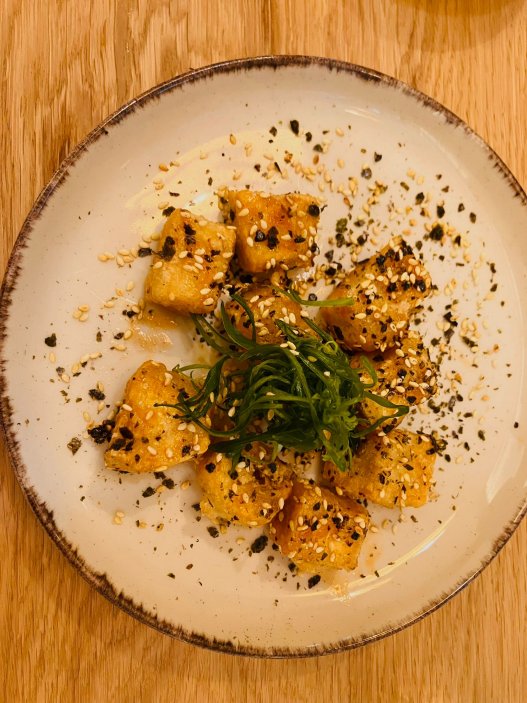 Crispy Tofu s furikake posypkou