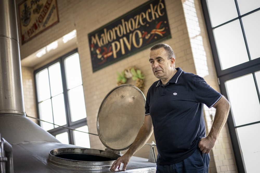 Obchodní a ekonomický ředitel pivovaru Rohozec Petr Hadl