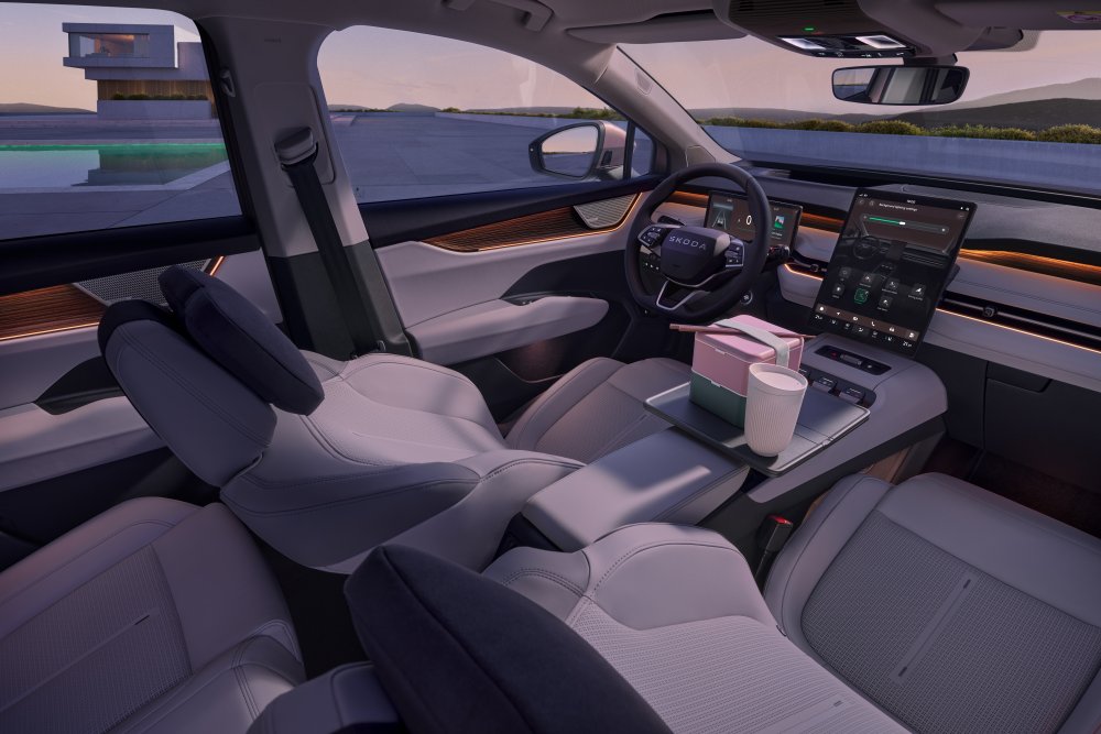 Škoda začne v létě vyrábět svůj největší vůz, sedmimístný elektromobil Peaq