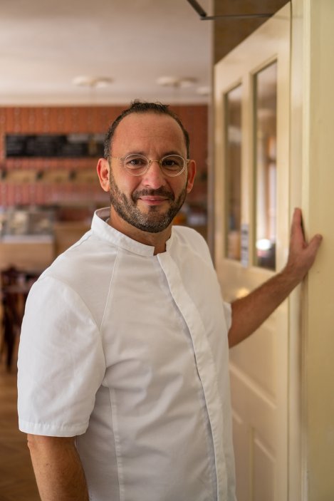 Francouzský michelinský šéfkuchař Tony Malherbe.