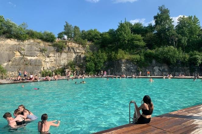 Barva vody připomíná exotiké destinace