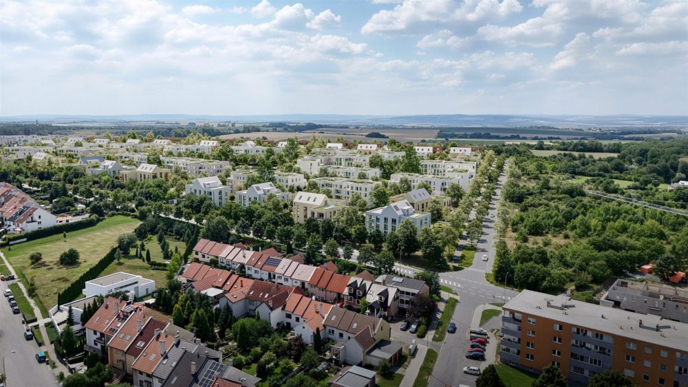 Na západním okraji Olomouce se připravuje rozsáhlá rezidenční výstavba. Projekt Nová Okružní developerské společnosti GEMO počítá s 902 byty v 74 bytových domech