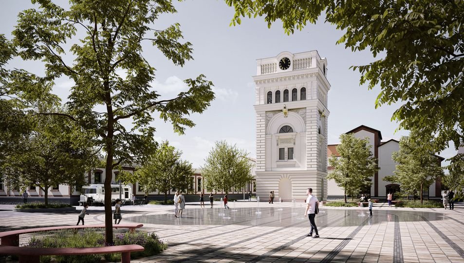 "V návrhu cílíme na vytvoření přirozeného propojení mezi historickou architekturou tržnice a její novou podobu," přibližují koncept architekti ze studia Perspektiv.
