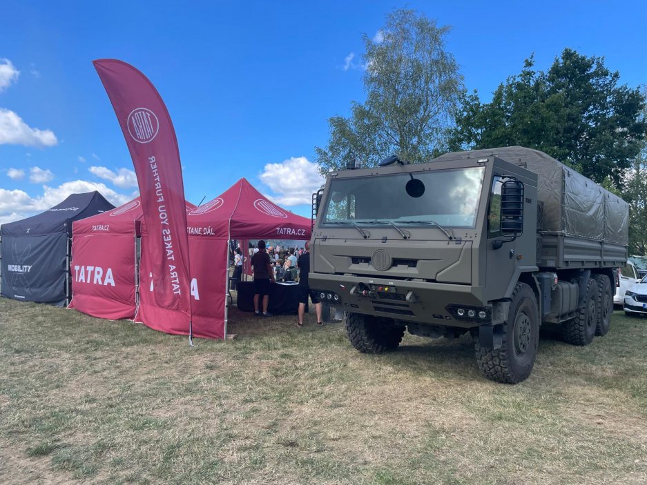 Na Tankovém dni se prezentovala kopřivnická Tatra Defence