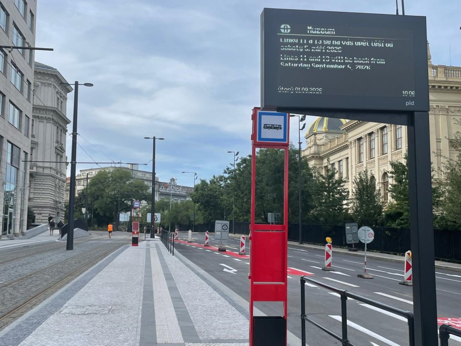 V sobotu 5. září se mají vrátit tramvaje na trať mezi Muzeem a I.P.Pavlova