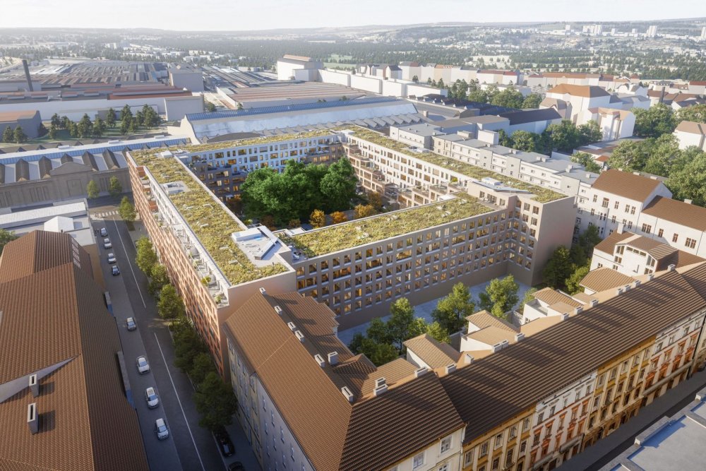 Bývalá vývařovna Škodovky padne. V Plzni místo ní vznikne přes 400 bytů