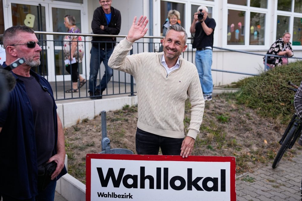 Volební lídr AfD v Sasku-Anhaltsku, 35letý Ulrich Siegmund