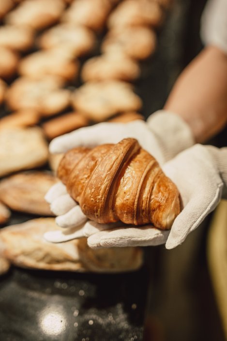 Máslový croissant